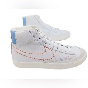 Nike W Blazer Mid '77 Nike 101 White Orange WOMEN'S 7